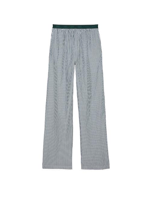 Pamuklu Poplin Logolu Pijama Altı