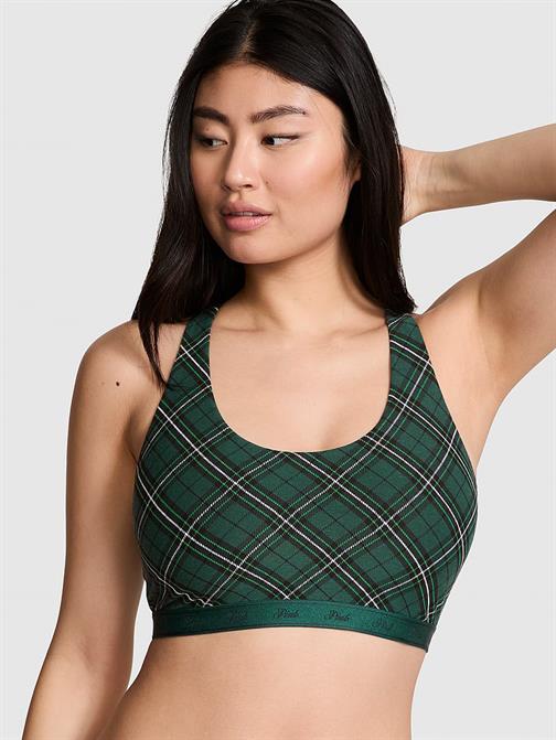 Pamuklu Racerback Logolu Bralet