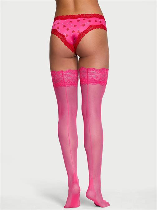 Very Sexy Topukları Destekli Dantel Dizüstü Çorap