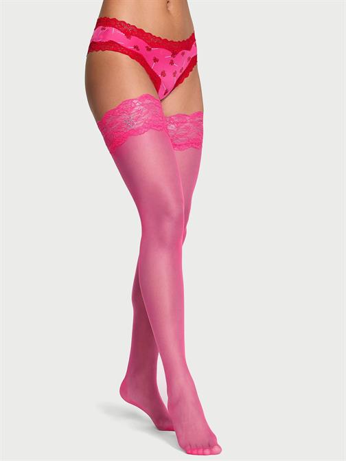 Very Sexy Topukları Destekli Dantel Dizüstü Çorap