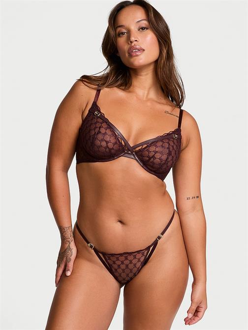 VS Logo İşlemeli Askılı Bikini Külot