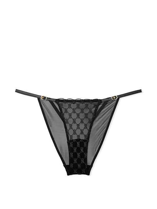 VS Logo İşlemeli Askılı Bikini Külot
