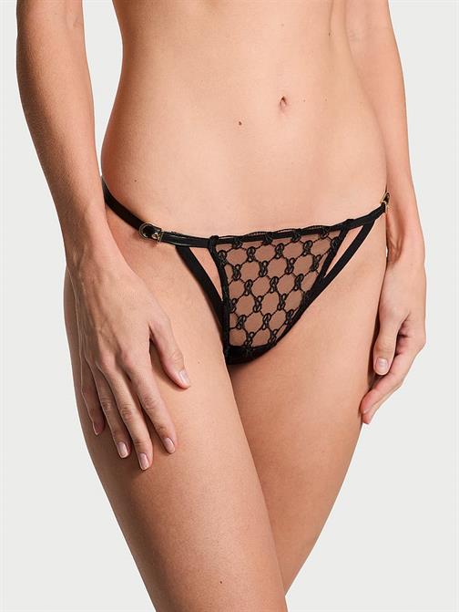 VS Logo İşlemeli Askılı Bikini Külot