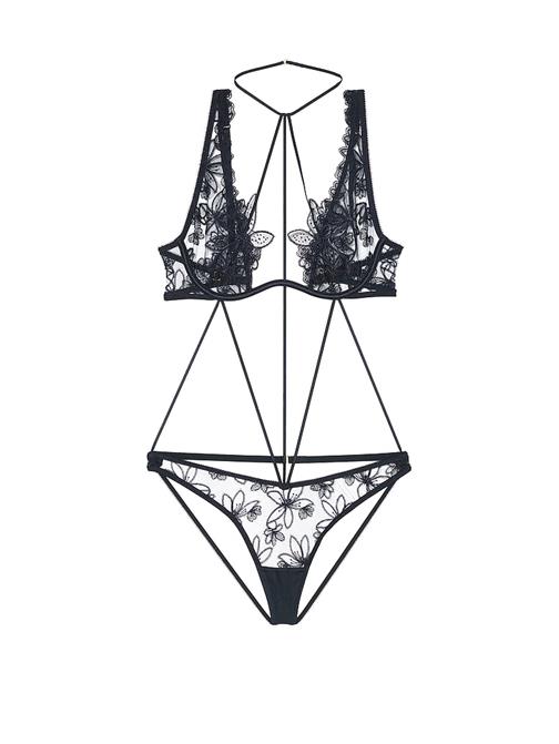 Ziggy Glam Noir Süslemeli Askılı Teddy