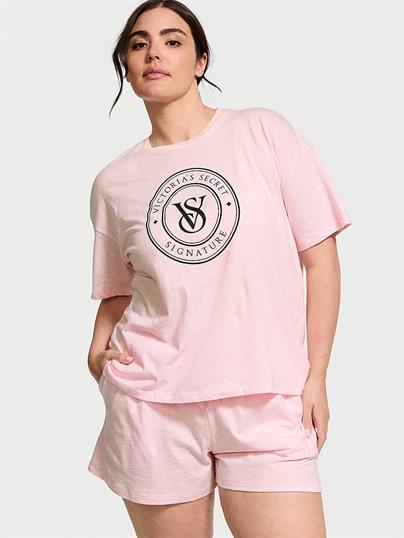 %100 Pamuk Kısa Pijama Takımı