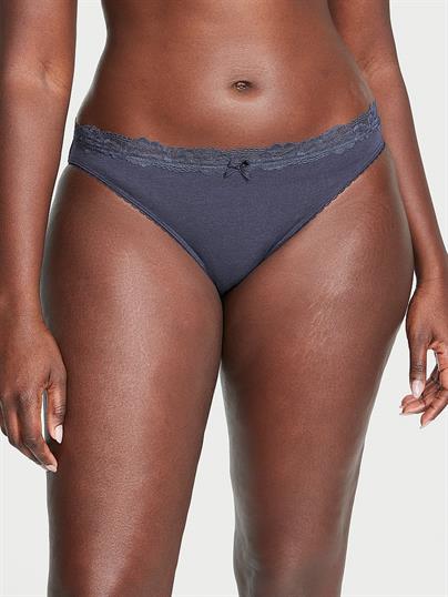 Beli Dantelli Pamuklu Bikini Külot