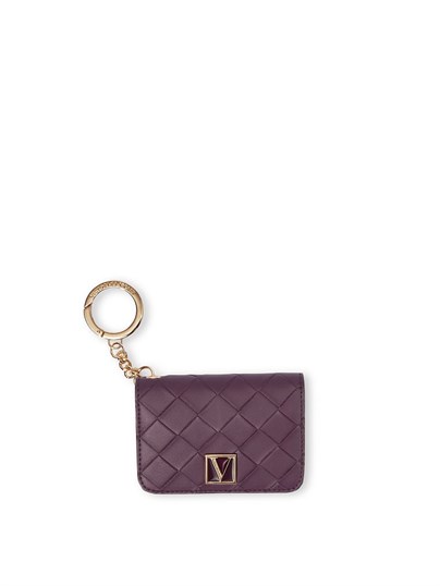 Black Violet Woven Katlanabilir Kartlık