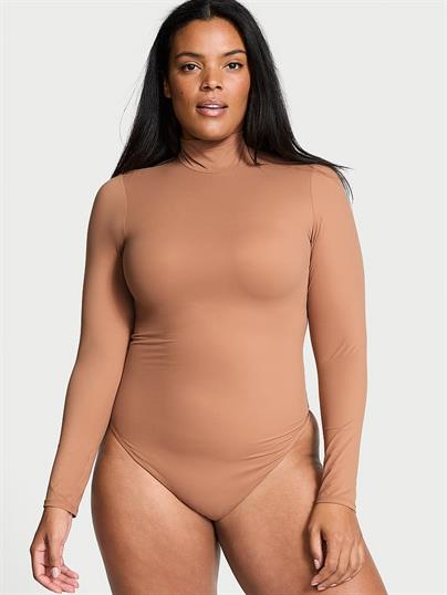 BODYWEAR by Victoria with FeatherSoft™ Balıkçı Yaka Bodysuit