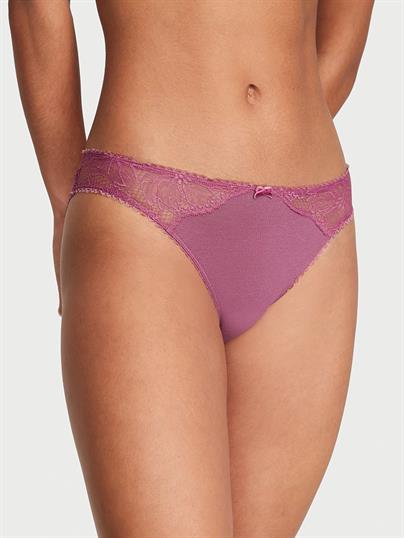 Dantel Detaylı Pamuk Bikini Külot