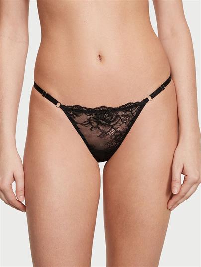 Dantelli Ayarlanabilir V-String Külot
