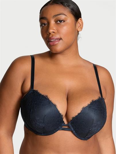 Gül Dantelli Push-Up Sütyen
