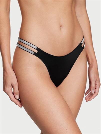 Işıltılı Çift Askılı Smooth Tanga