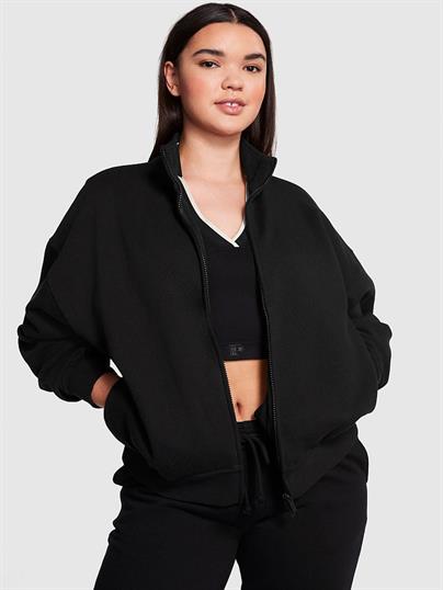 Ivy Fermuarlı Polar Varsity Sweatshirt