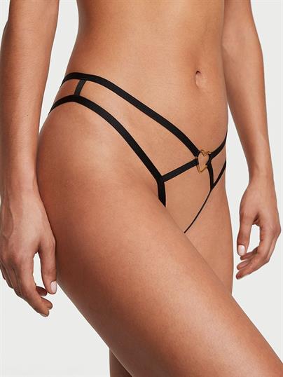 Kalpli Crotchless Strappy V-String Külot