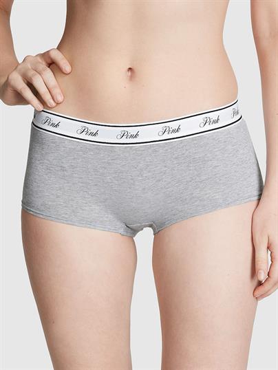 Logolu Pamuklu Boyshort Külot
