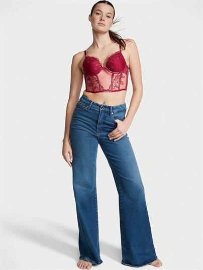 Midnight Affair İşlemeli Push-Up Korse Büstiyer