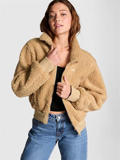 Pelüş Teddy Crop Kaban