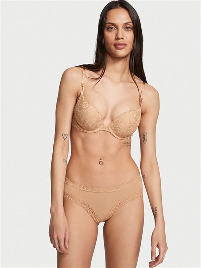 Posey Beli Dantelli Pamuklu Cheeky Külot