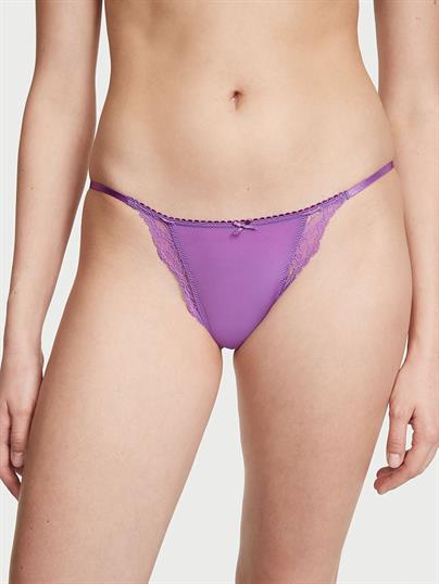 Smooth Dantelli Askılı Bikini Külot