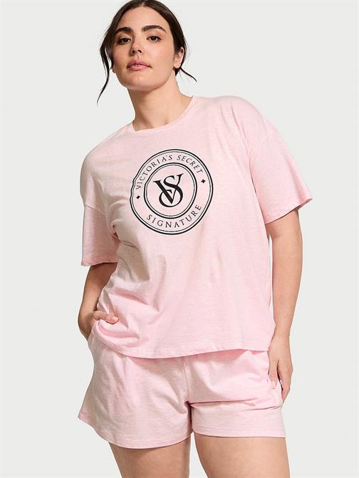 %100 Pamuk Kısa Pijama Takımı