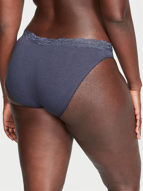 Beli Dantelli Pamuklu Bikini Külot