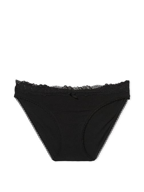 Beli Dantelli Pamuklu Bikini Külot