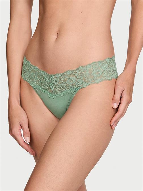 Beli Dantelli Pamuklu Tanga