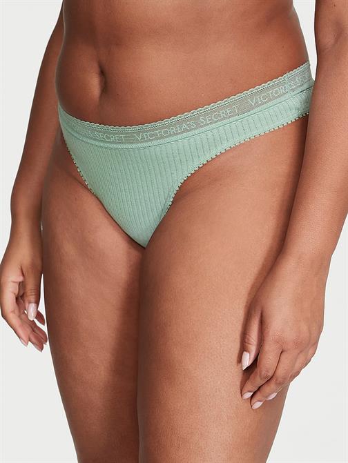 Beli Dantelli Pamuklu Tanga
