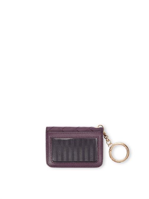 Black Violet Woven Katlanabilir Kartlık