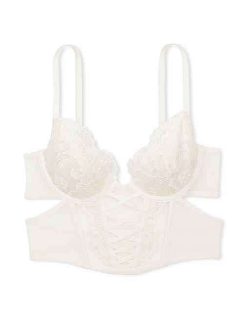Boho Çiçek İşlemeli Demi Büstiyer