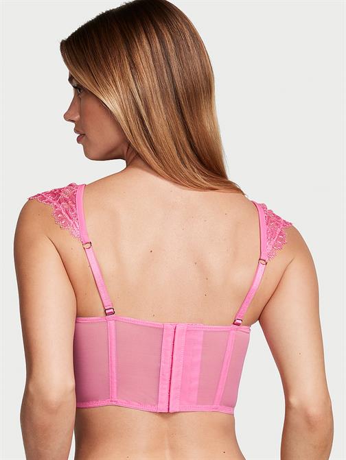 Boho Çiçek İşlemeli Korse