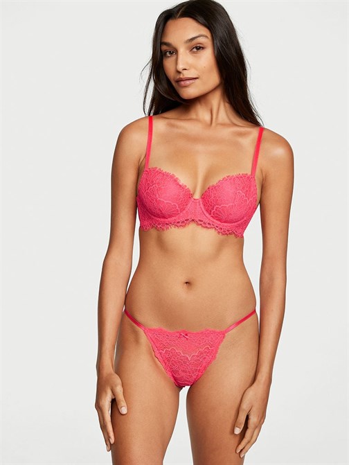 Dantelli Askılı Bikini Külot