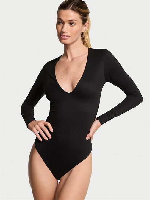 FeatherSoft™ BODYWEAR V Yakalı Body