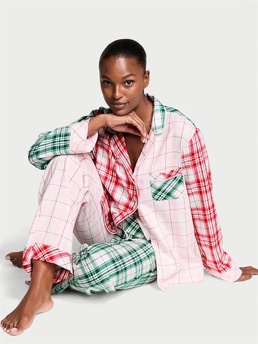 Flanel Uzun Pijama Takımı