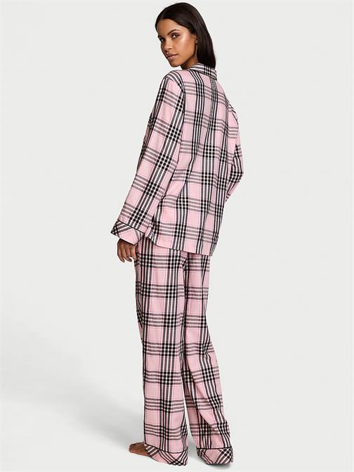 Flannel Uzun Pijama Takımı