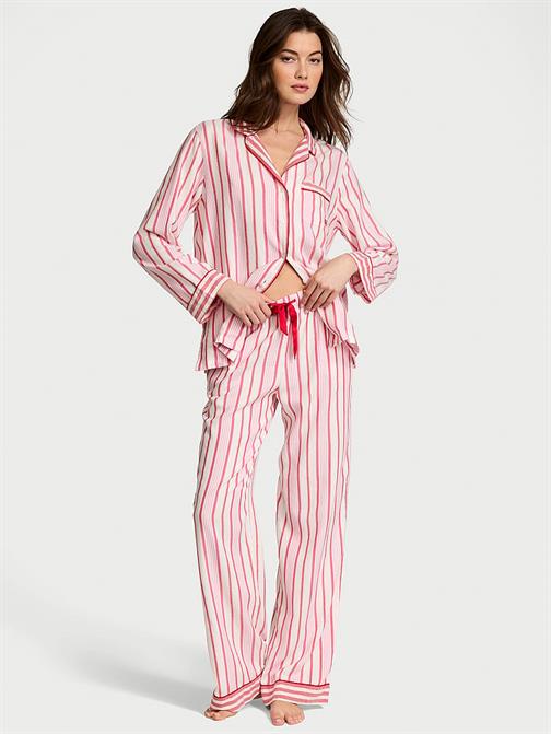 Flannel Uzun Pijama Takımı