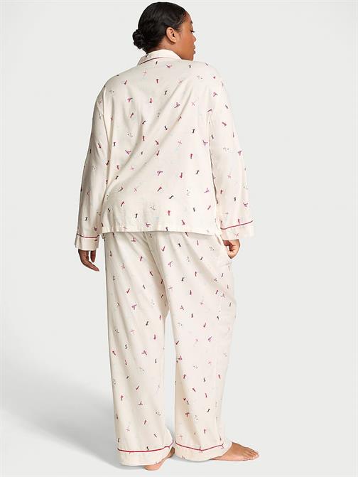 Flannel Uzun Pijama Takımı
