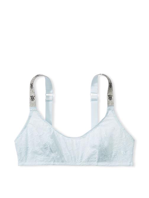 Işıltılı Askılı Dantelli Scoop Bralet