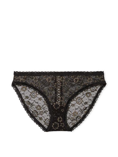 Işıltılı Dantelli Bikini Külot