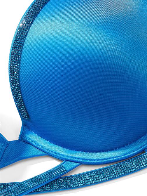 Işıltılı Kruvaze Push-Up Sütyen