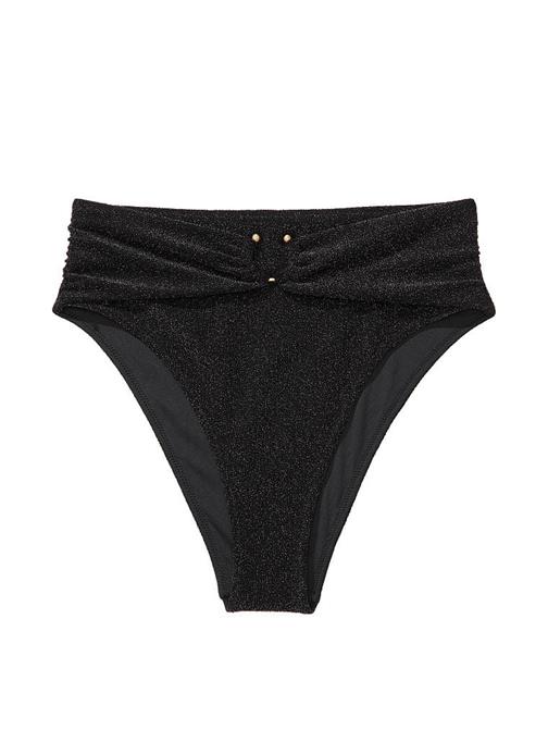 Işıltılı Yüksek Bel Cheeky Bikini Altı