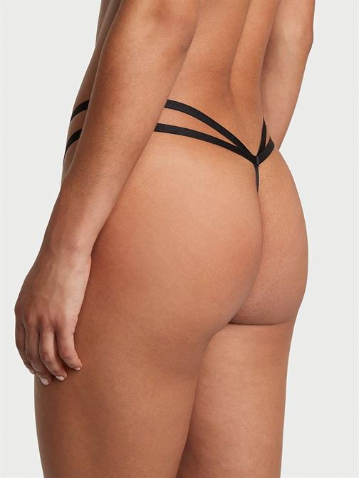 Kalpli Crotchless Strappy V-String Külot