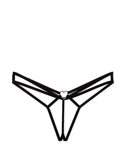 Kalpli Crotchless Strappy V-String Külot