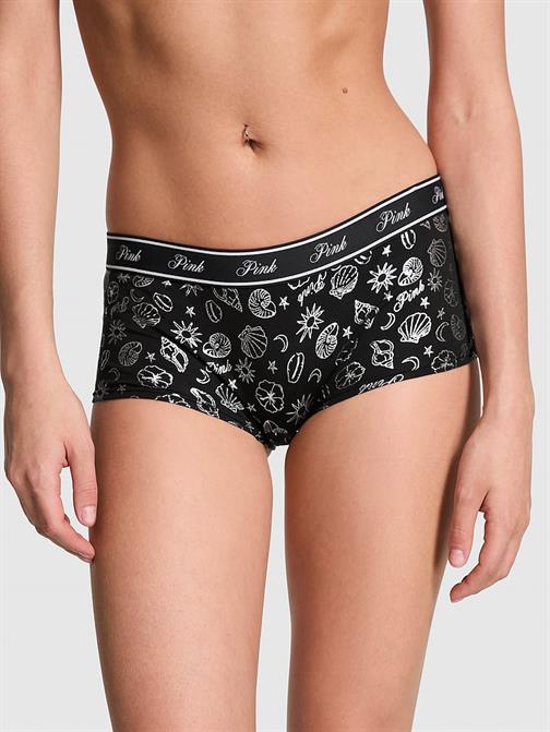 Logolu Pamuklu Boyshort Külot