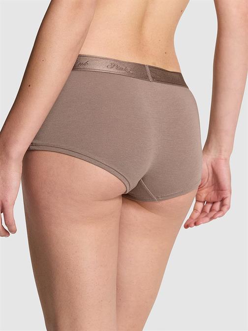 Logolu Pamuklu Boyshort Külot