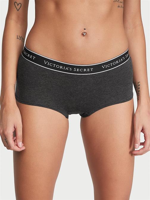 Logolu Pamuklu Boyshort Külot
