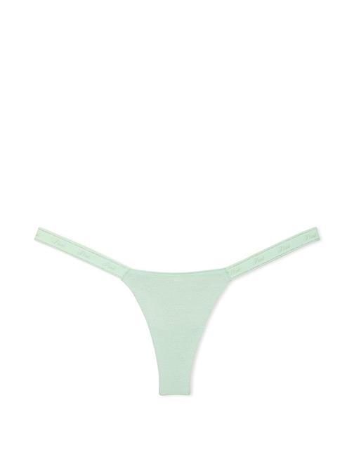 Mikro Logo Detaylı Işıltılı Tanga