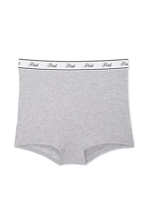Mikro Logolu Yüksek Bel Boyshort Külot
