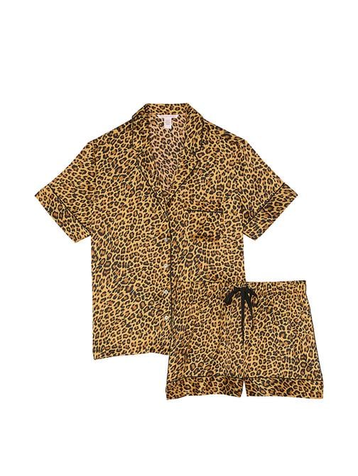 Saten Kısa Pijama Takımı
