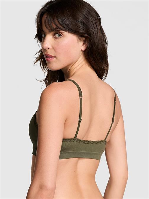 Seamless Ribanalı Balensiz Push-Up Sütyen